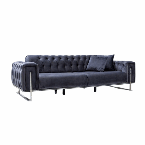 Canapé Capitonné et Fauteuil