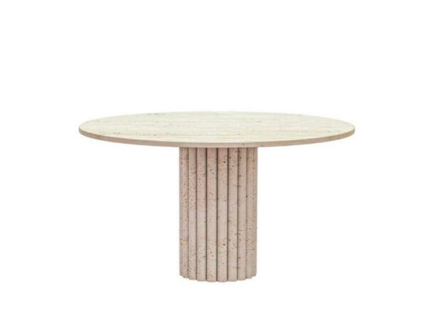 Table à manger Ronde en Travertin